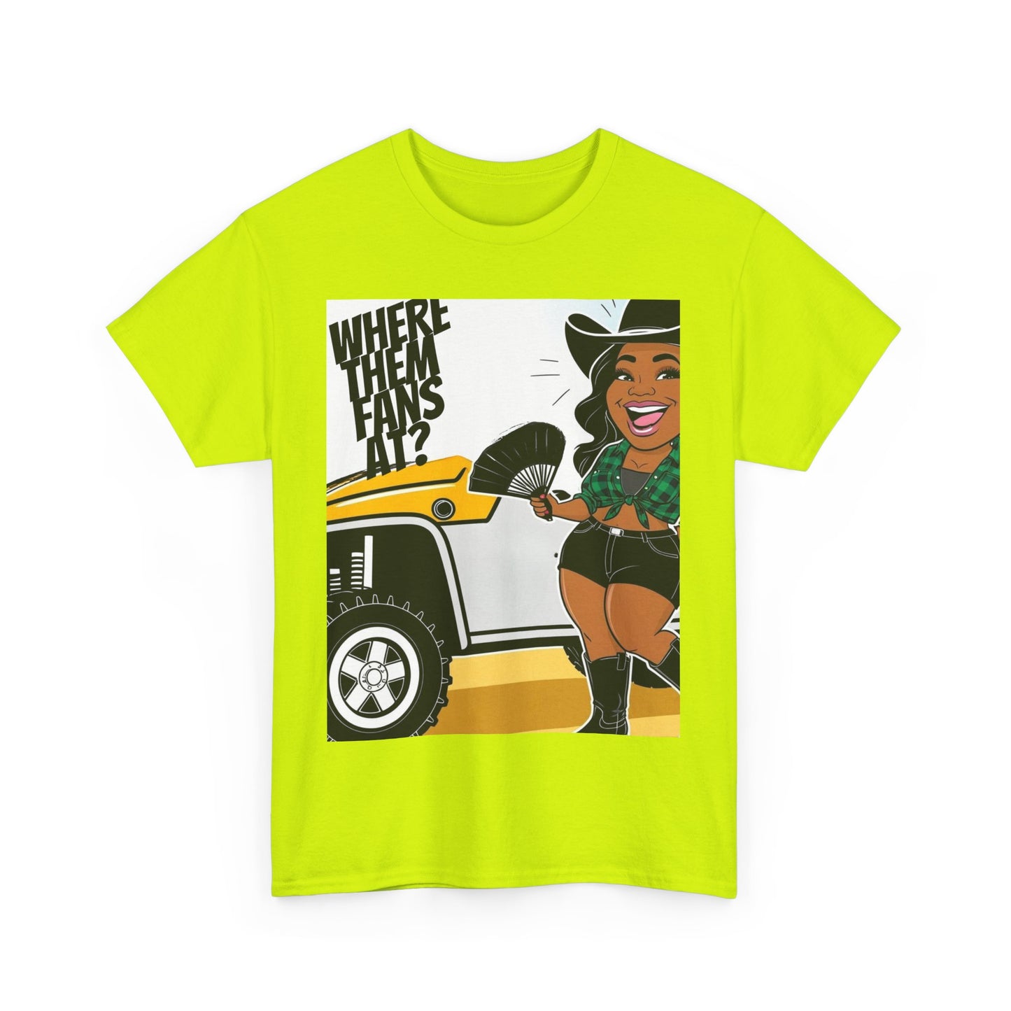 Where Them Fans At? Unisex Cotton Tee