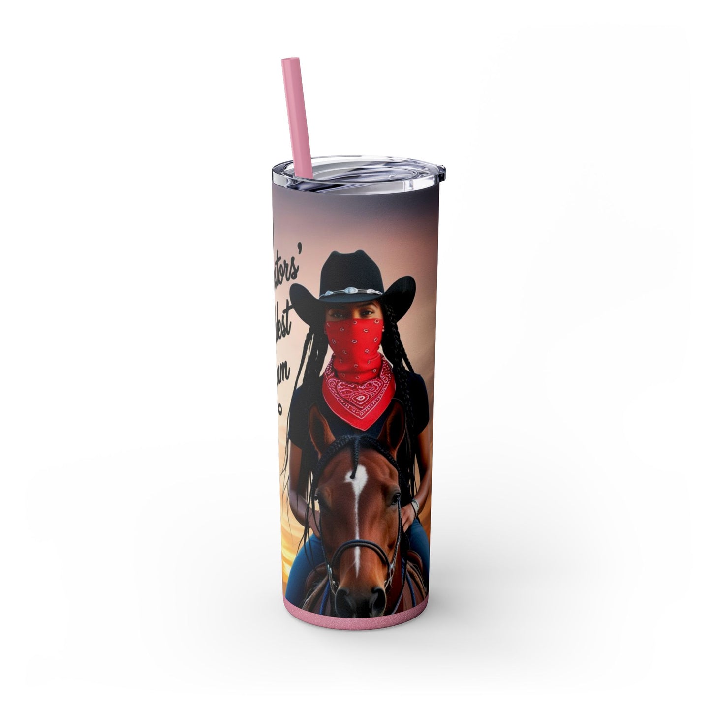 Pay Homage Skinny Tumbler with Straw, 20oz
