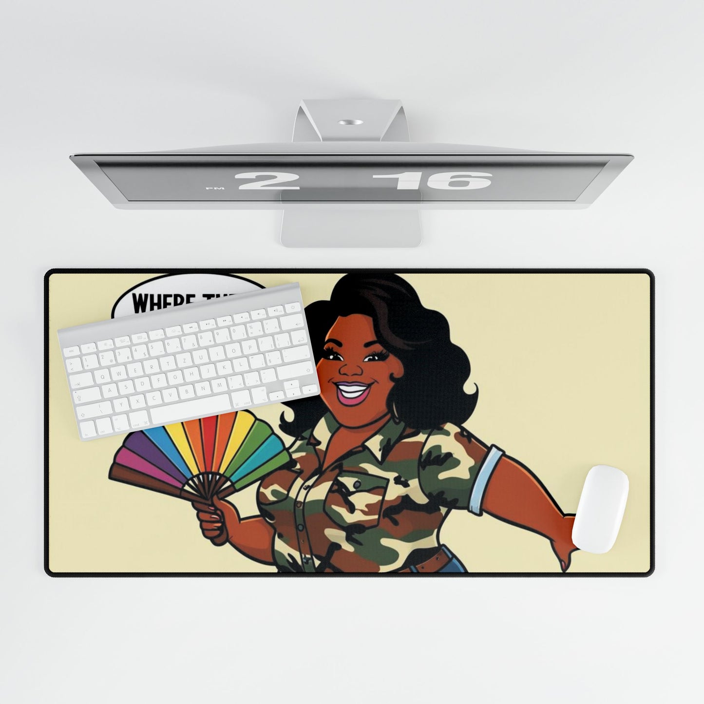 Where Them Fans At? Desk Mats