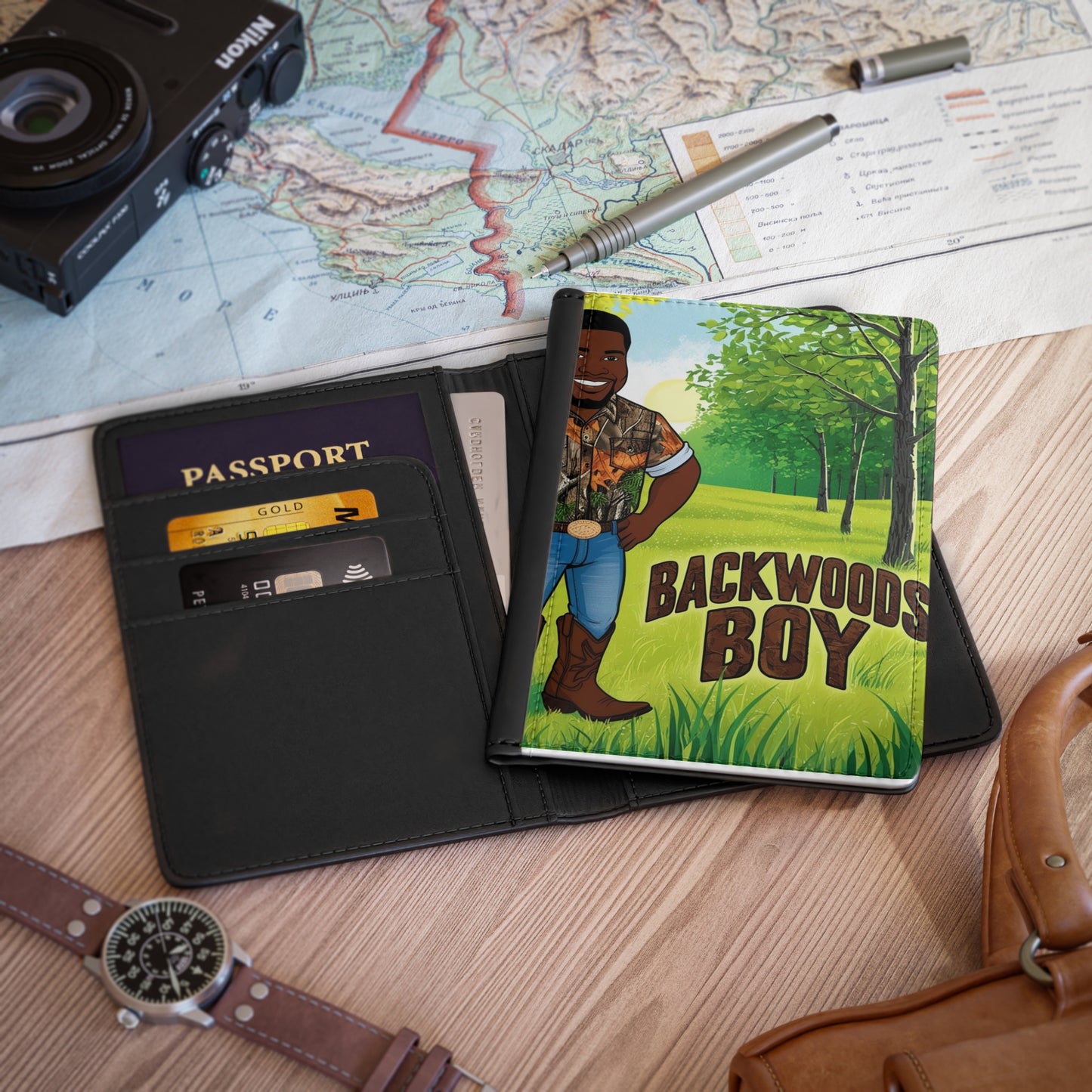 Backwoods Boy Passport Cover