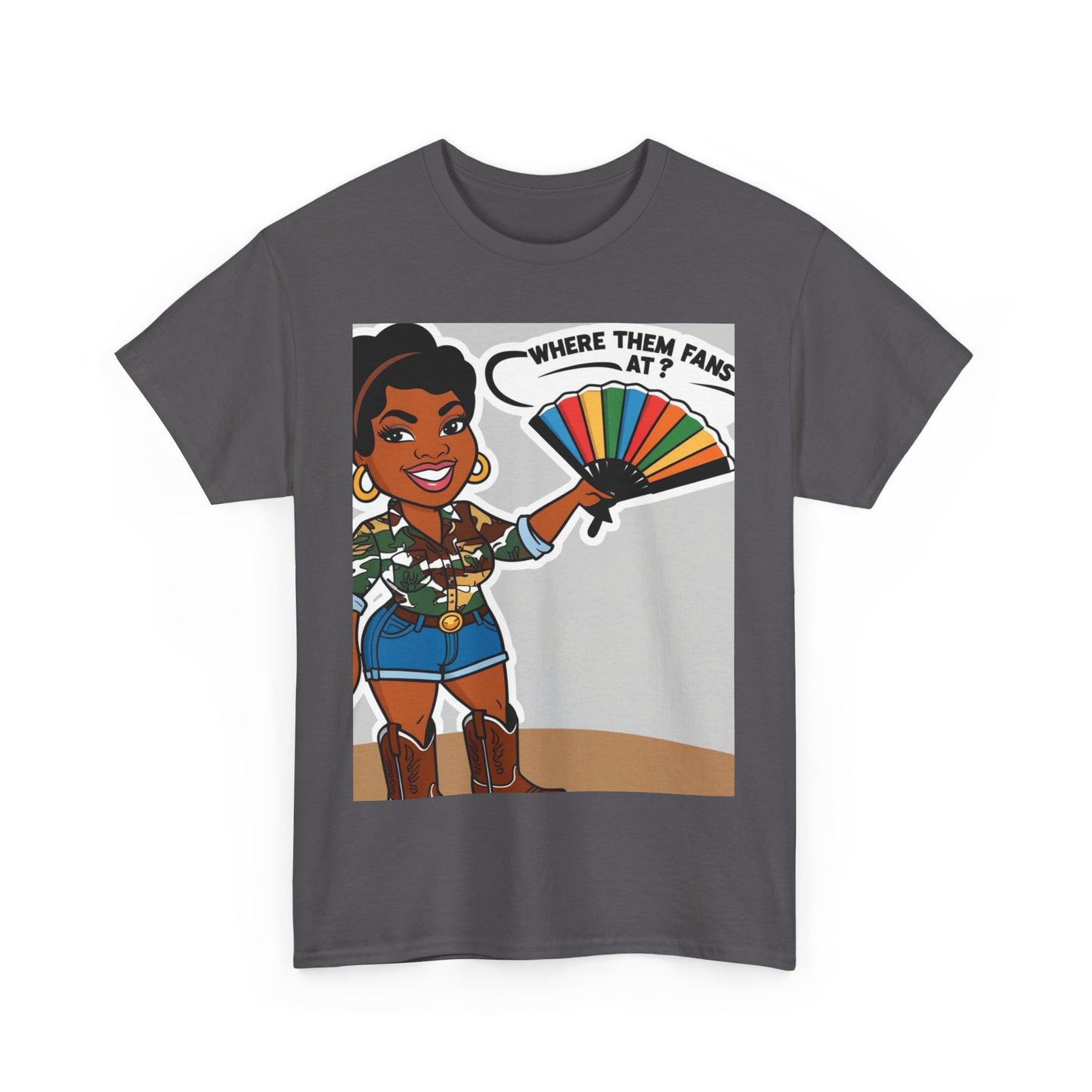 Where Them Fans At? Unisex Cotton Tee