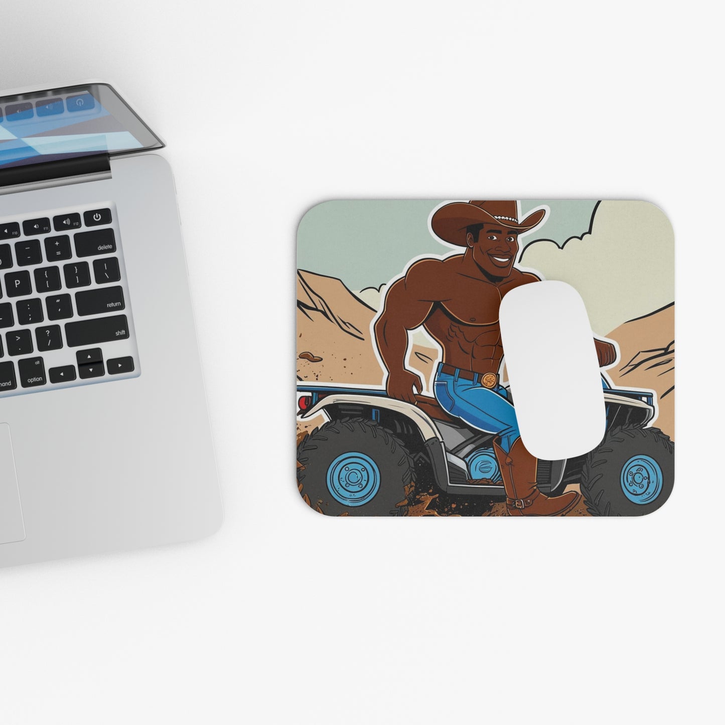 Big Cowboy Adventure Mouse Pad