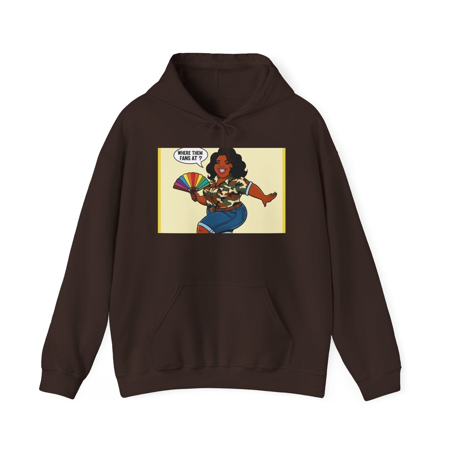 Where Them Fans At? Unisex Hoodie