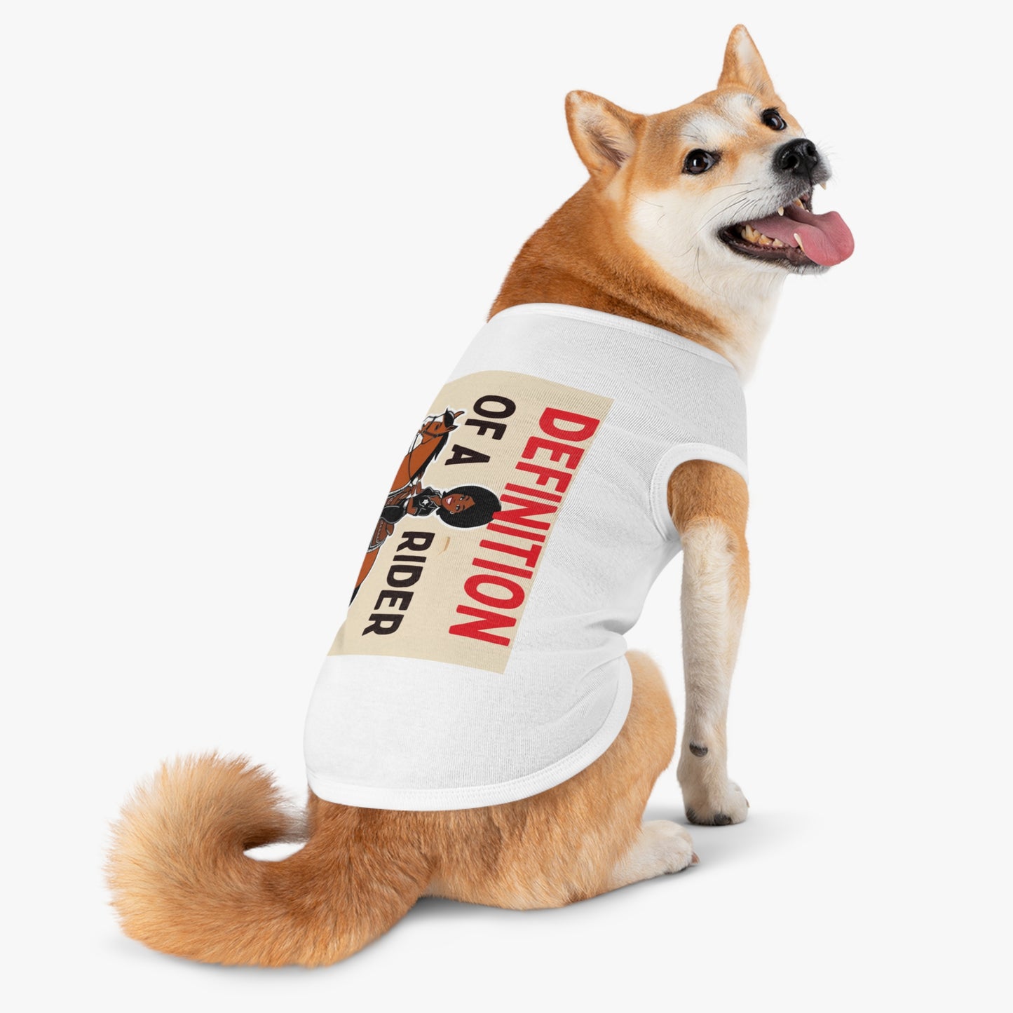 Definition of a Rider Pet Tank Top