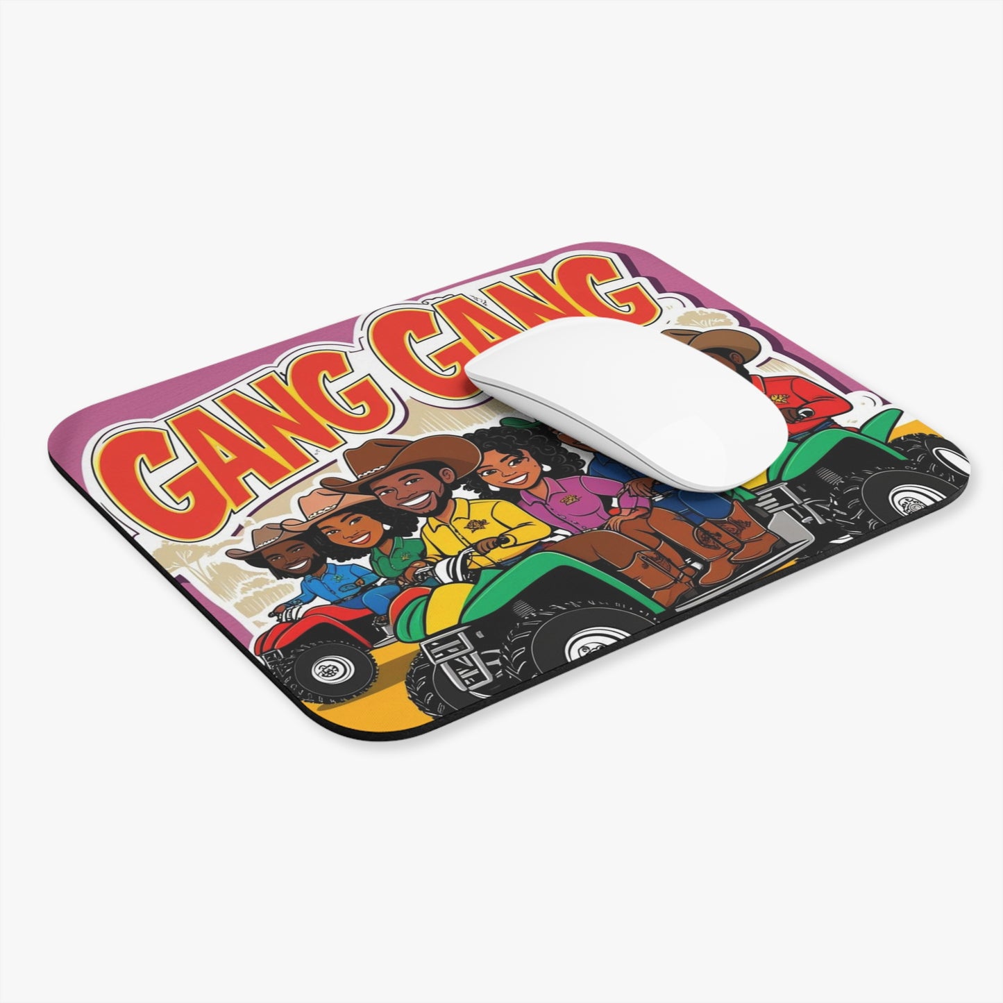 Group ATV Cartoon Mouse Pad