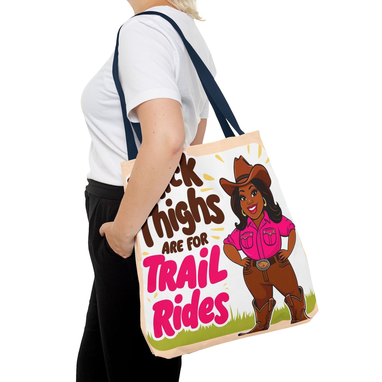 Bright Thick Thighs Tote Bag