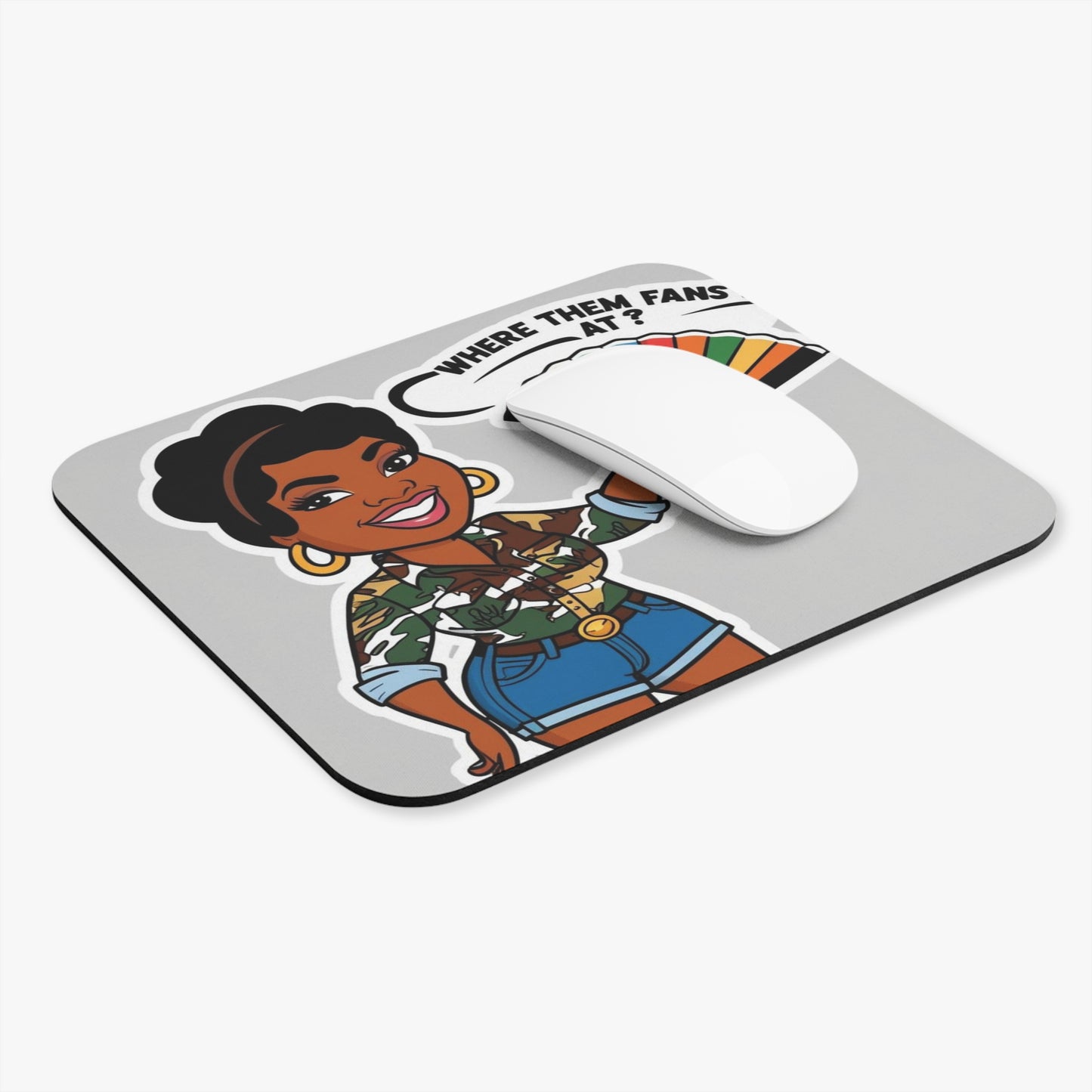 Where Them Fans At? Mouse Pad