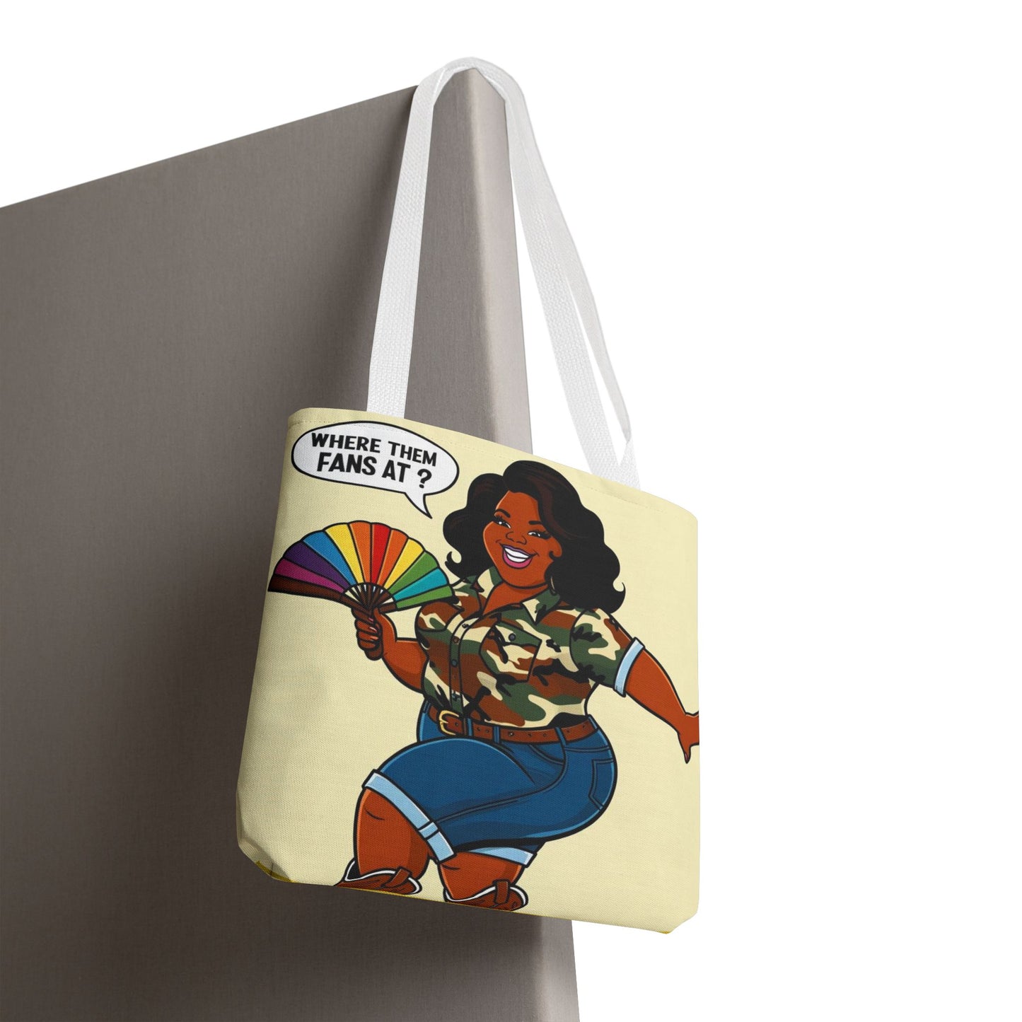 Where Them Fans At? Tote Bag