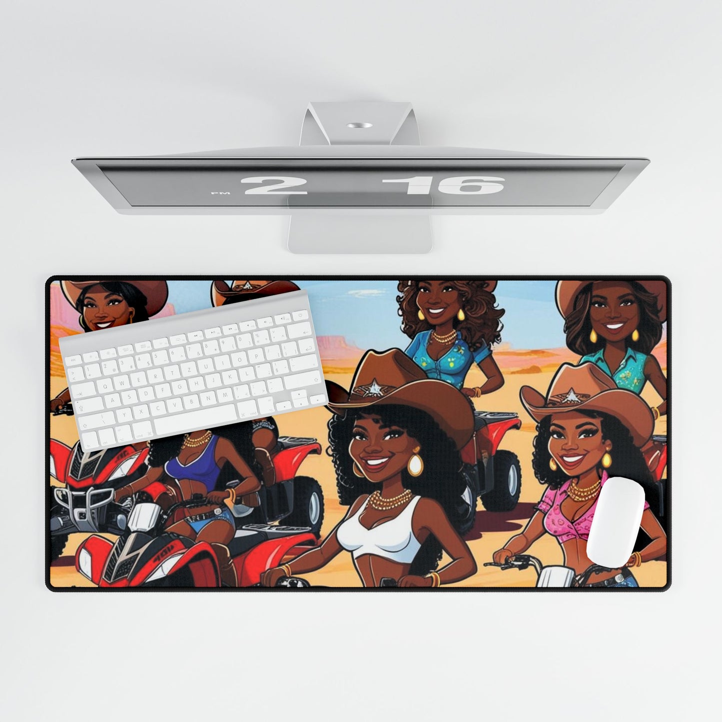 Adventurous Squad Desk Mat - Perfect for Home Office Decor & Gift Ideas