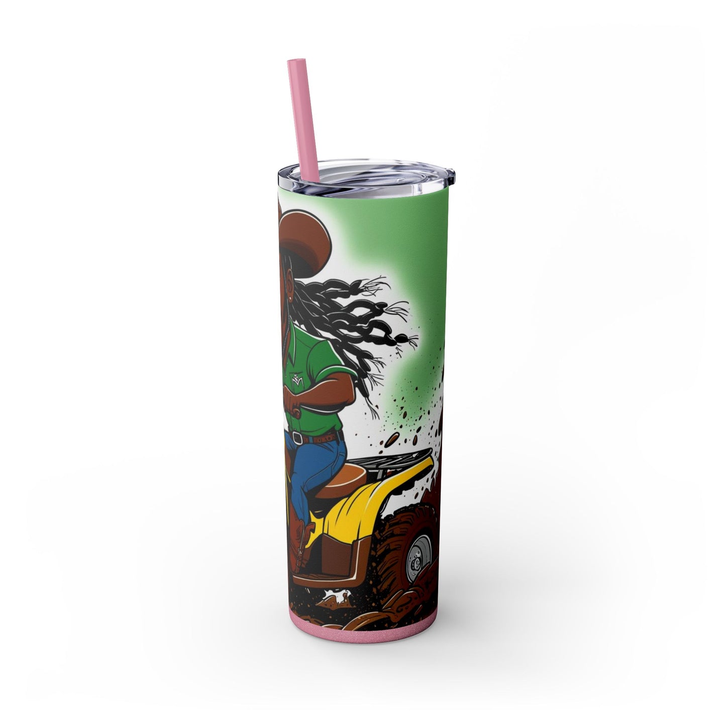 Adventure Awaits Skinny Tumbler - 20oz with Straw