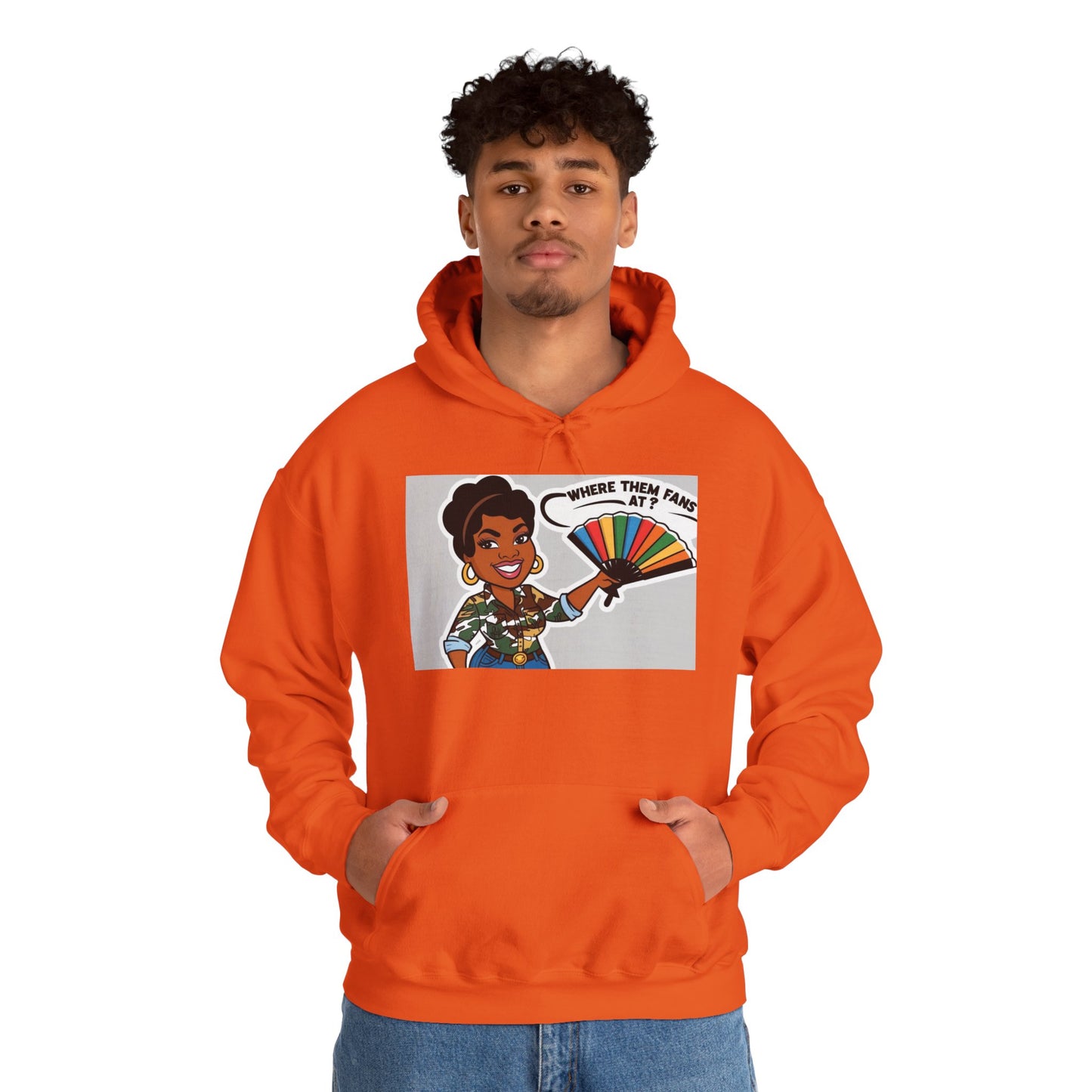 Where Them Fans At? Unisex Hoodie
