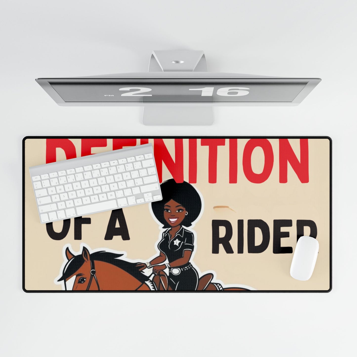 Definition of a Rider Desk Mat