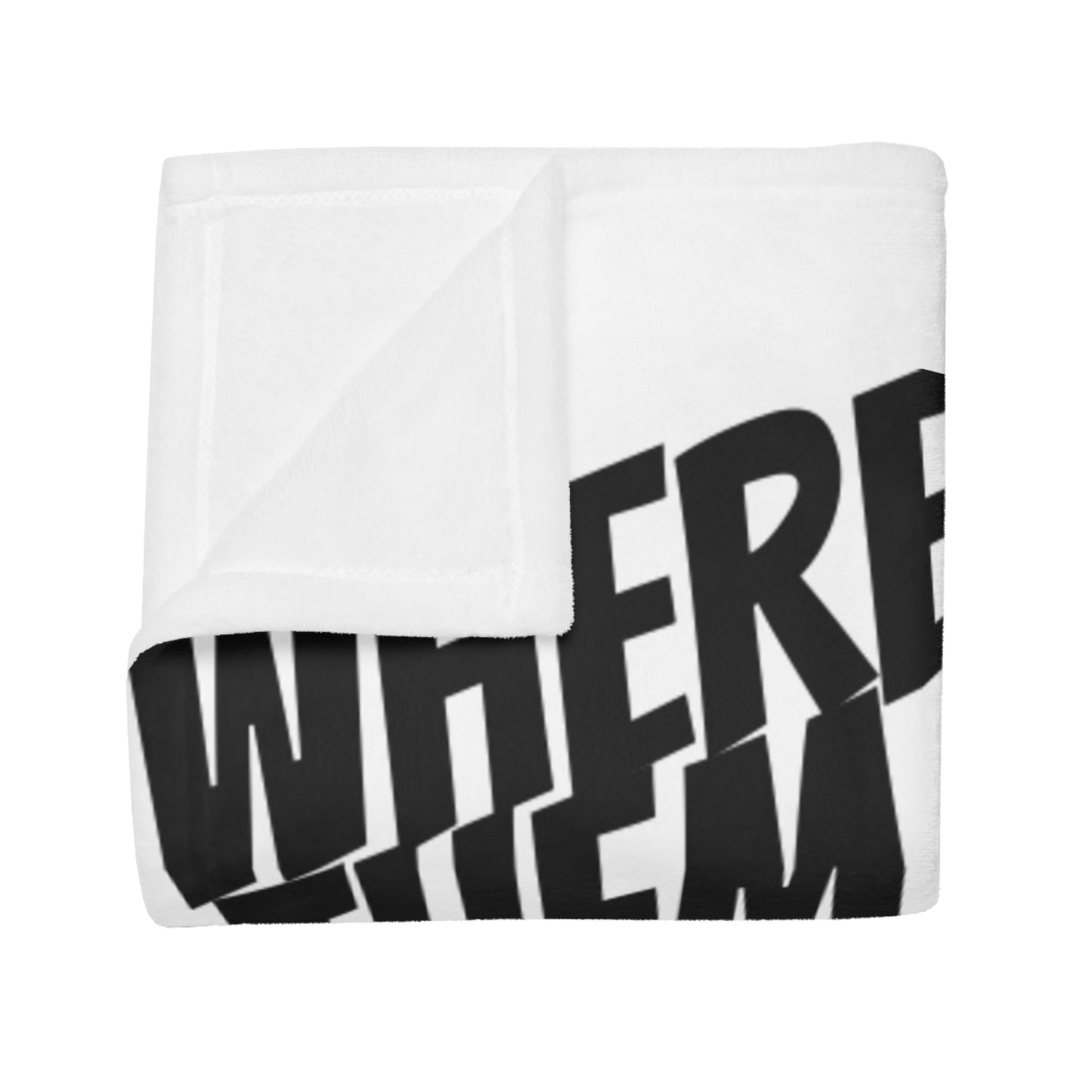 Where Them Fans At? Plush Fleece Blanket