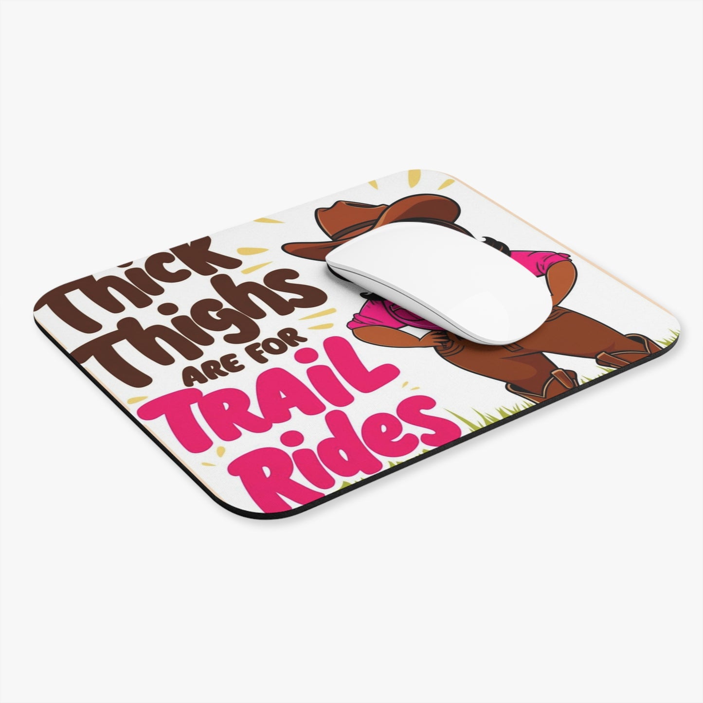 Bright Thick Thighs Mouse Pad