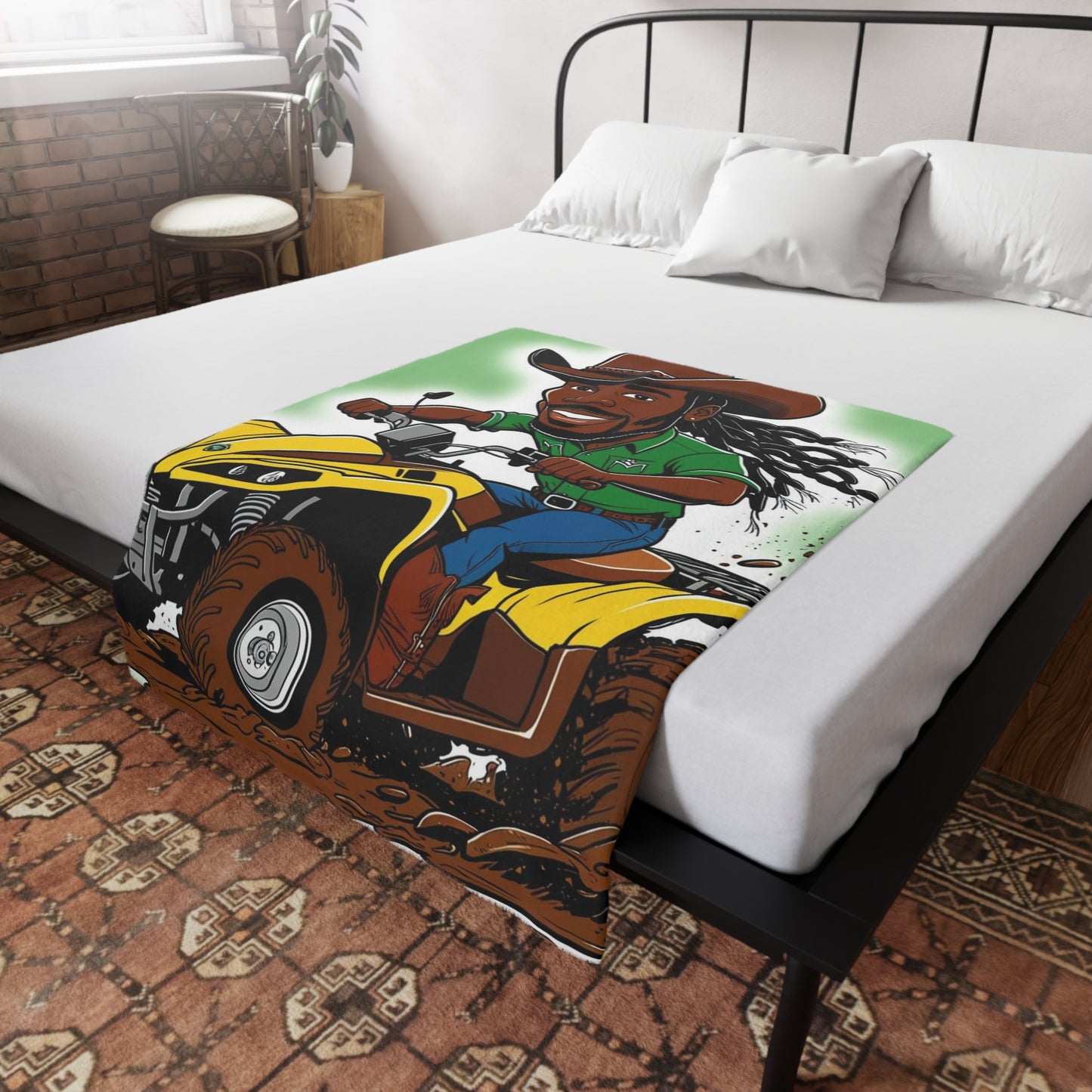 Adventure Awaits Plush Fleece Blanket