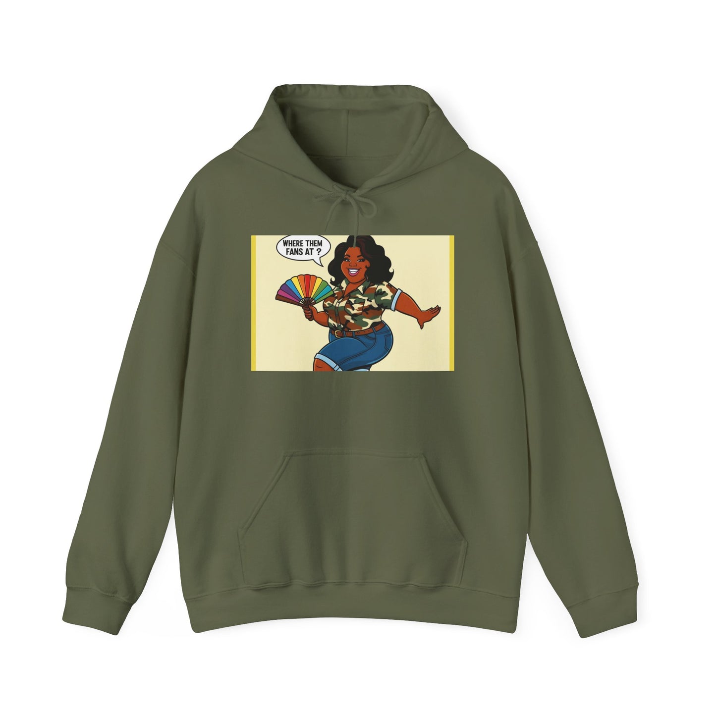 Where Them Fans At? Unisex Hoodie