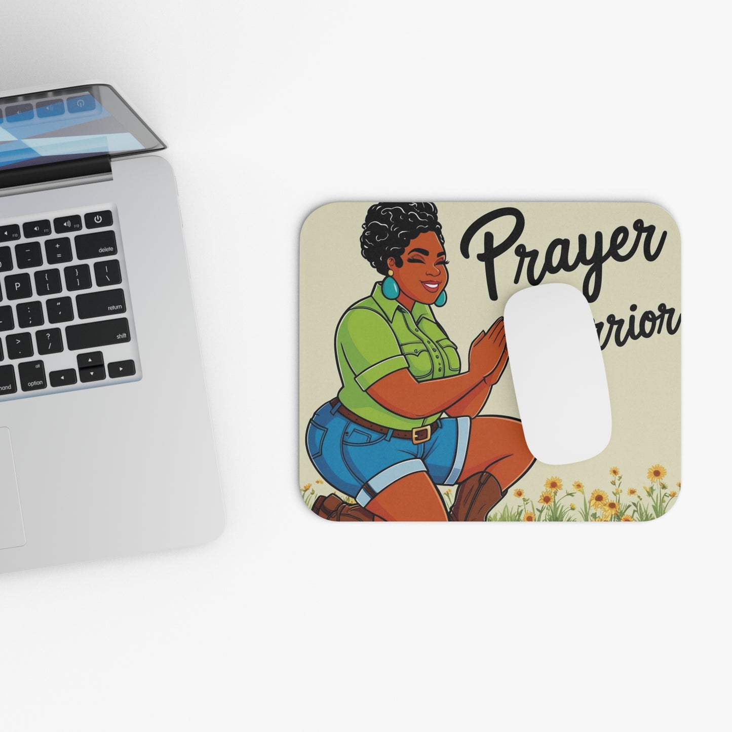 Prayer Warrior Mouse Pad