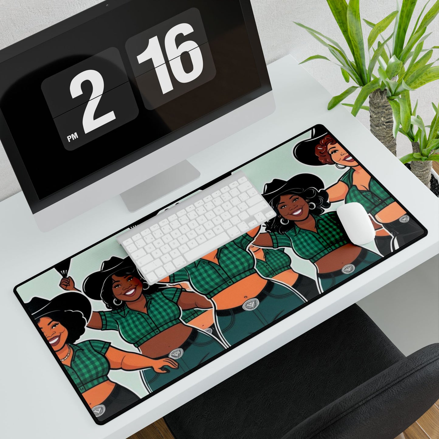 Group Dancers Desk Mat