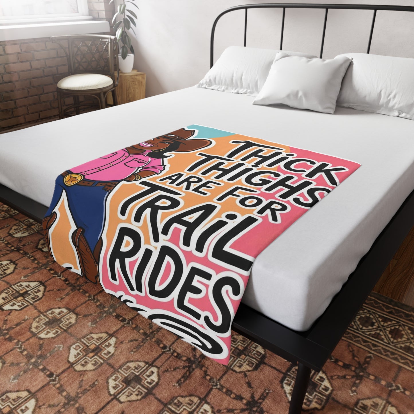 Thick Thighs 2 Plush Fleece Blanket