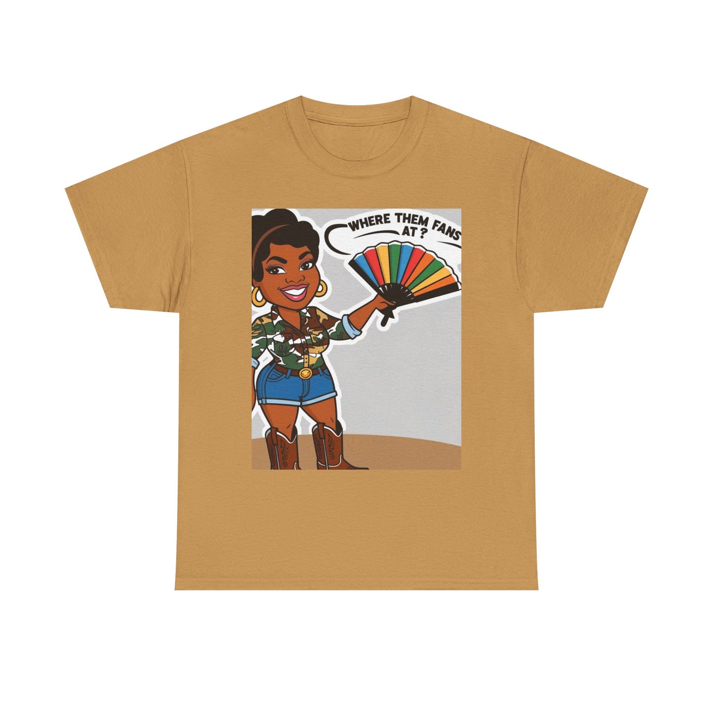 Where Them Fans At? Unisex Cotton Tee