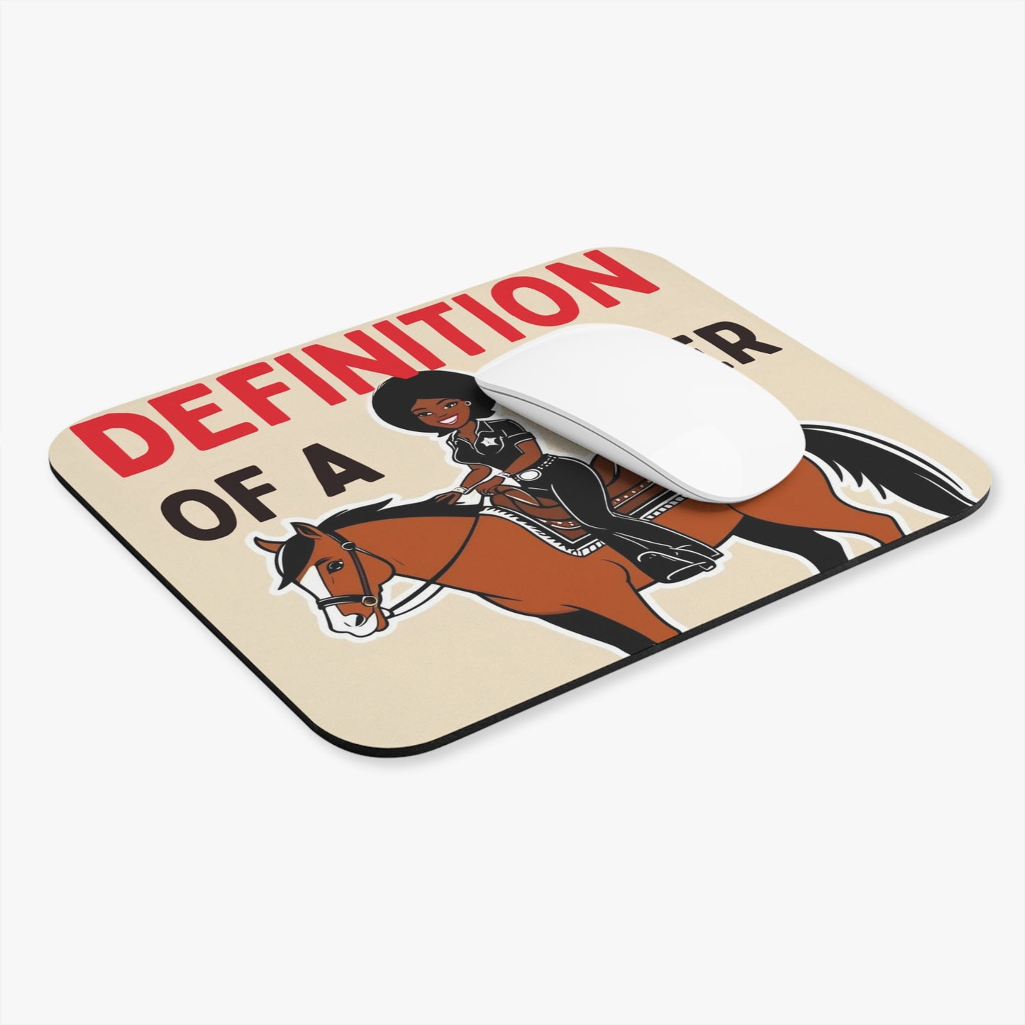 Definition of a Rider Mouse Pad