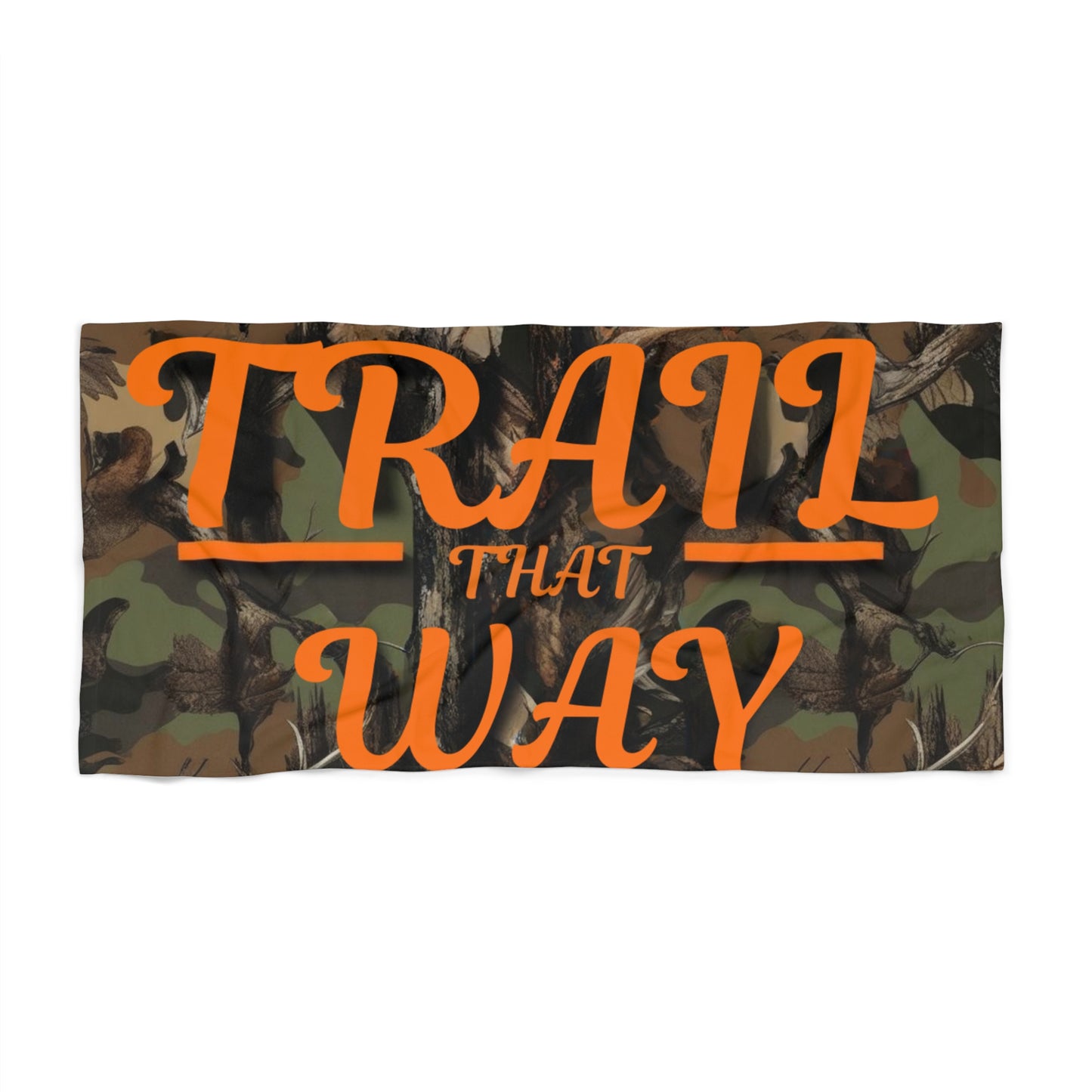 Trail That Way Beach Towel