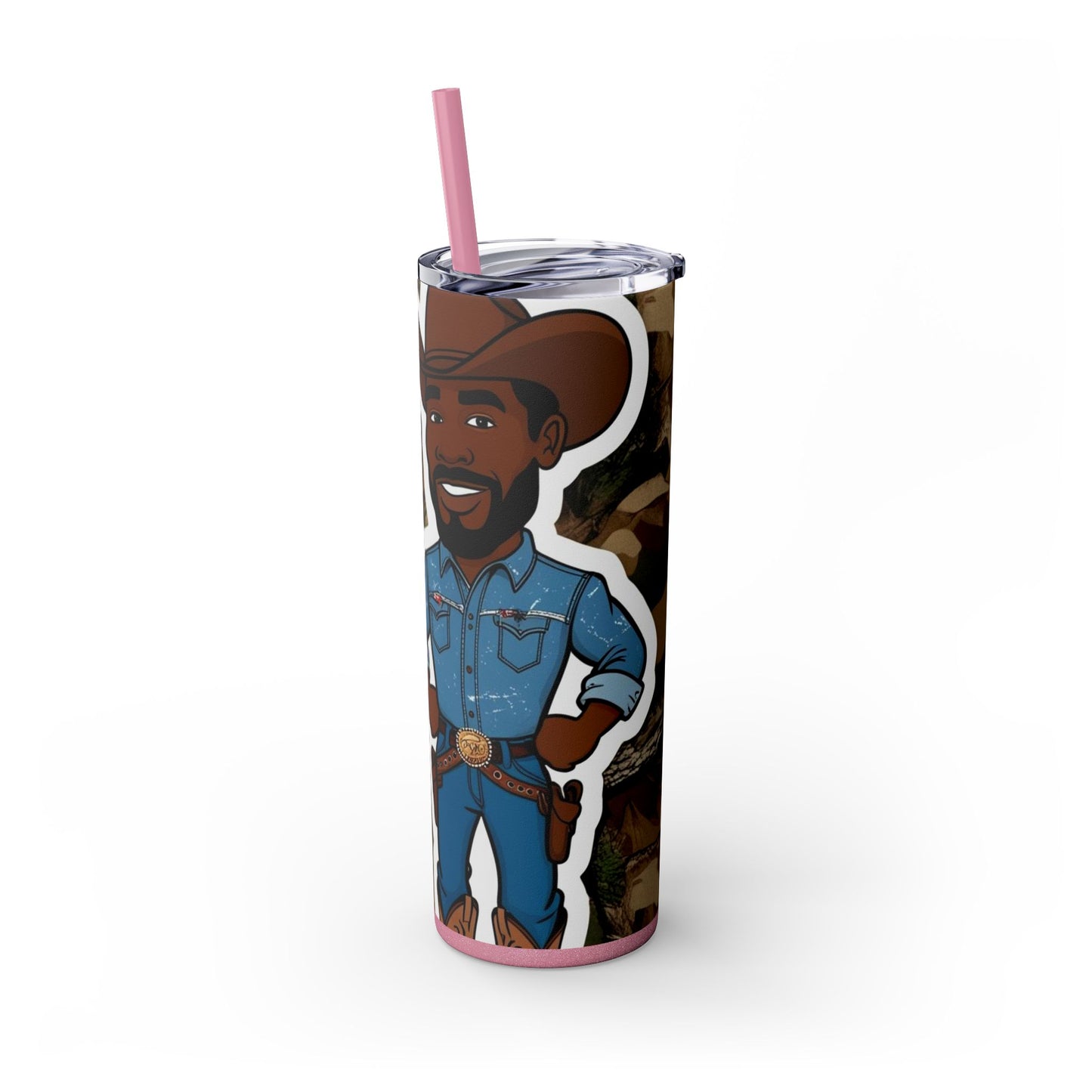 Country Boy DNA Skinny Tumbler with Straw - 20oz