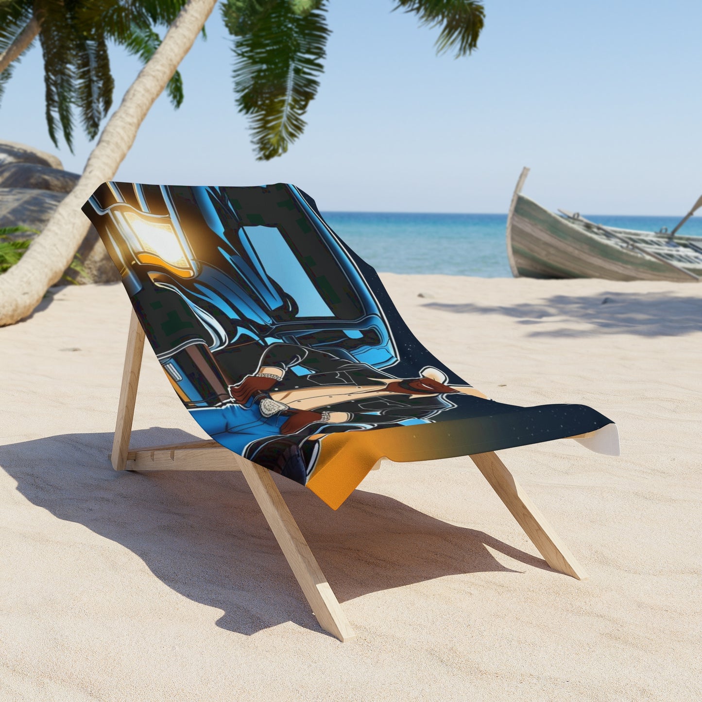 Don't Touch My Truck Beach Towel