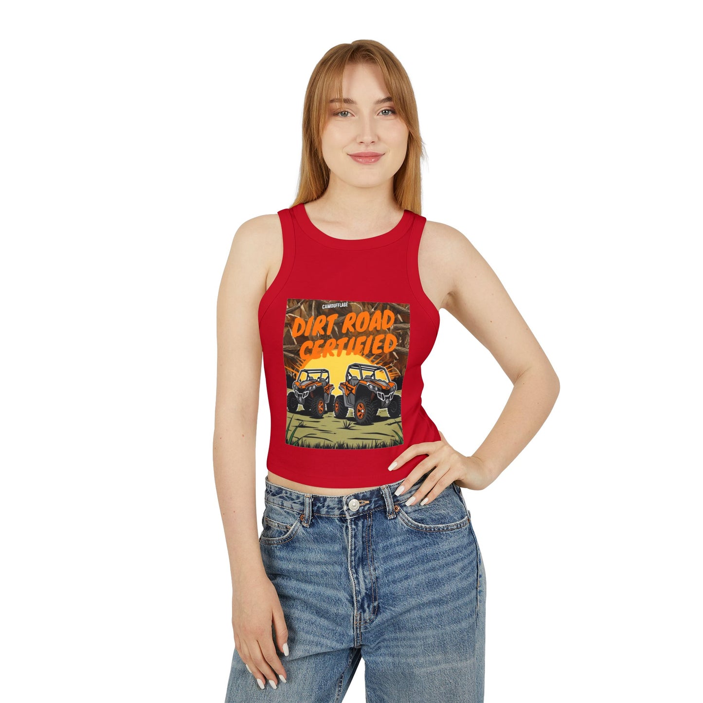 Dirt Road Certified Women's Racer Tank Top
