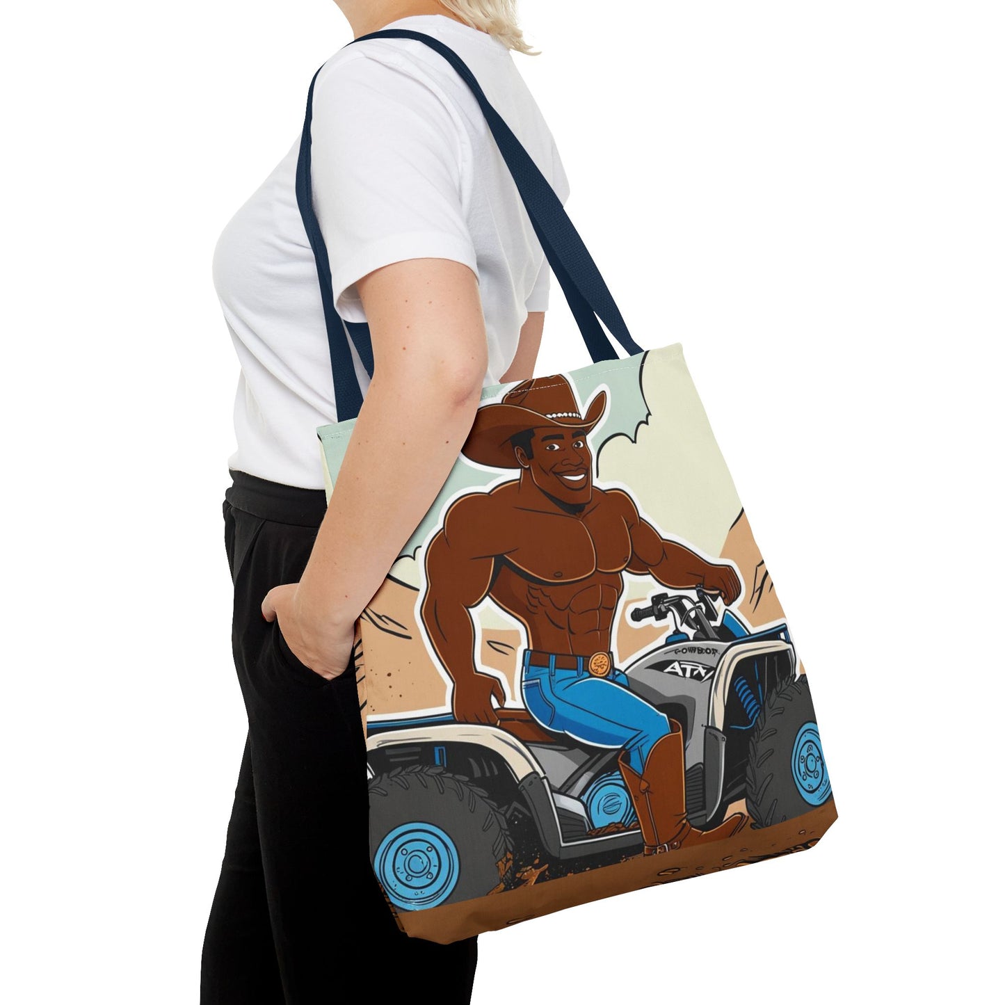 Big Cowboy Adventure Tote Bag