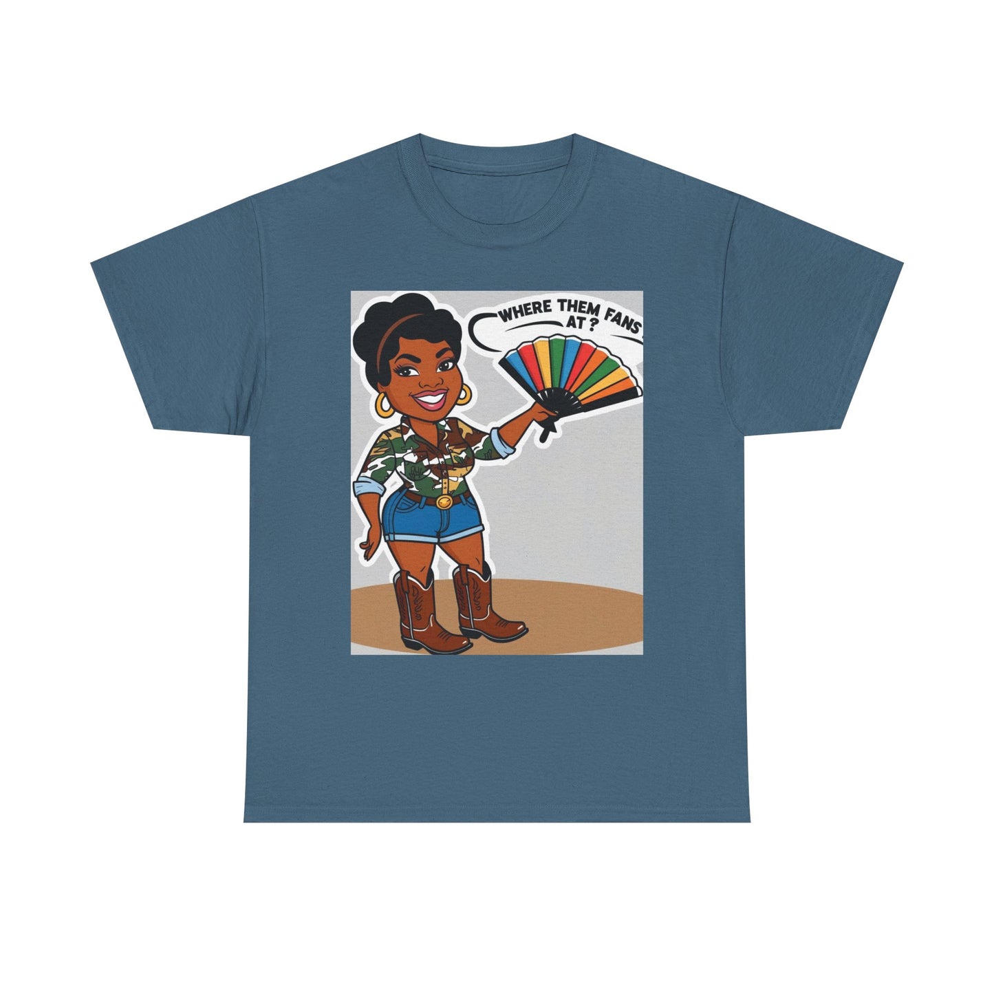 Where Them Fans At? Unisex Cotton Tee