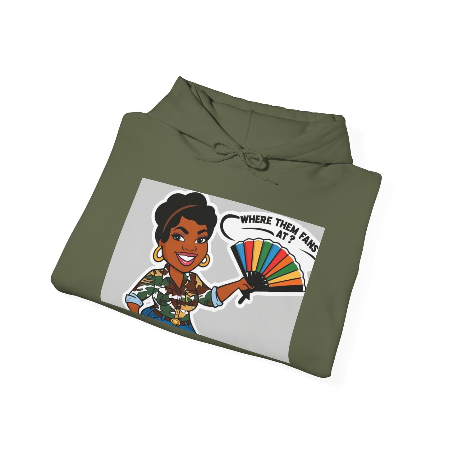 Where Them Fans At? Unisex Hoodie