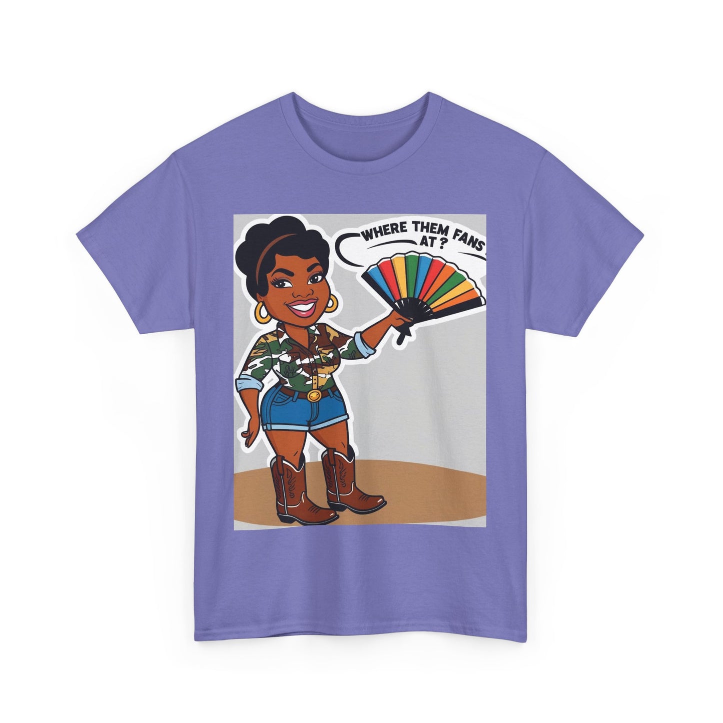Where Them Fans At? Unisex Cotton Tee