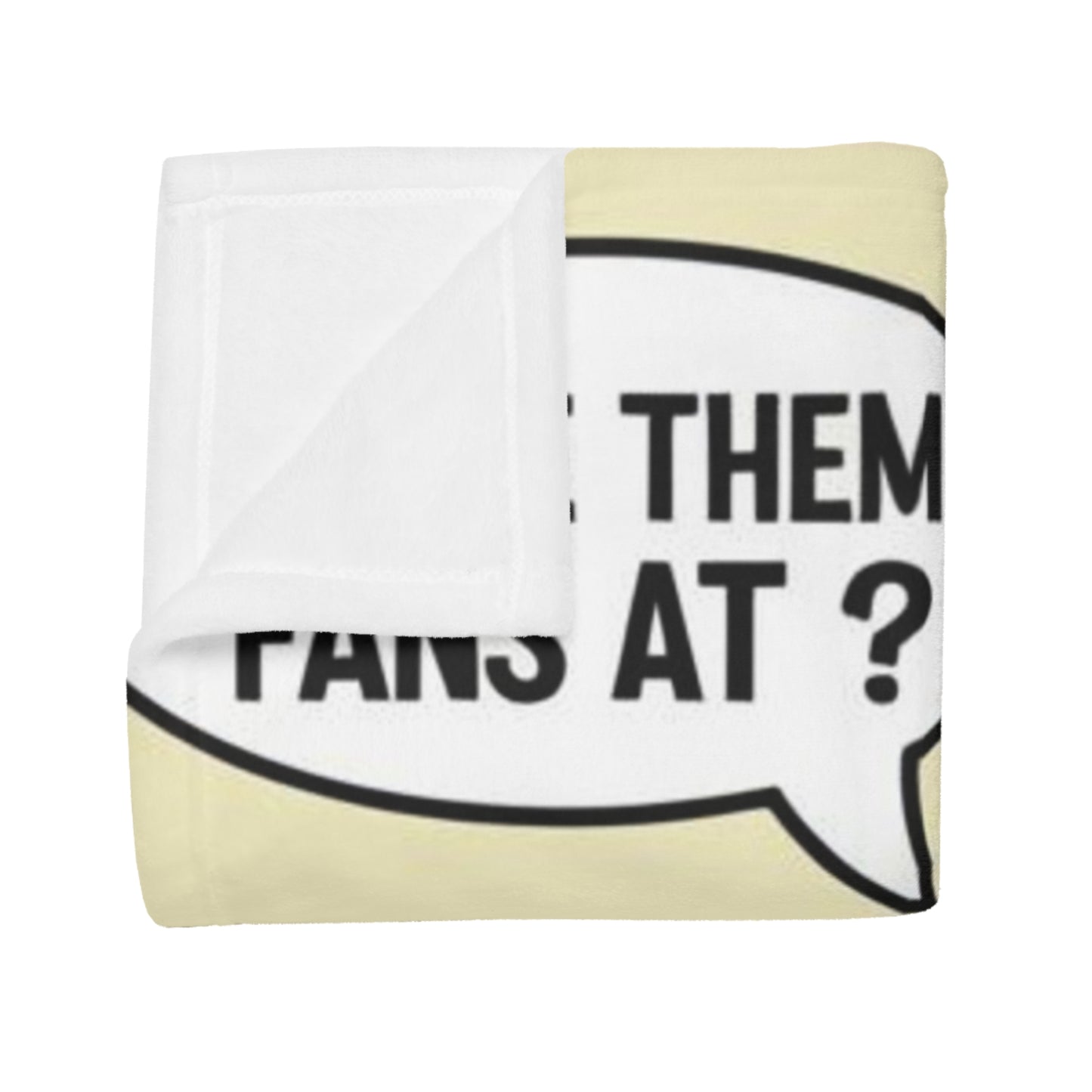 Where Them Fans At? Plush Fleece Blanket