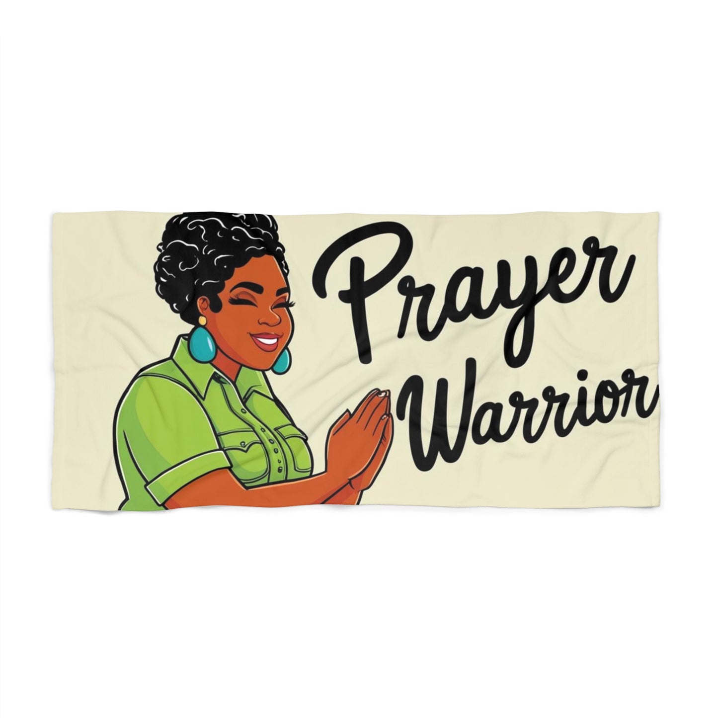 Prayer Warrior Beach Towel