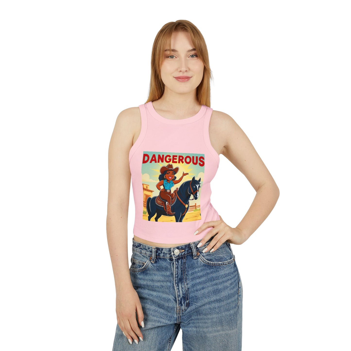 Dangerous Cowgirl Racer Tank Top