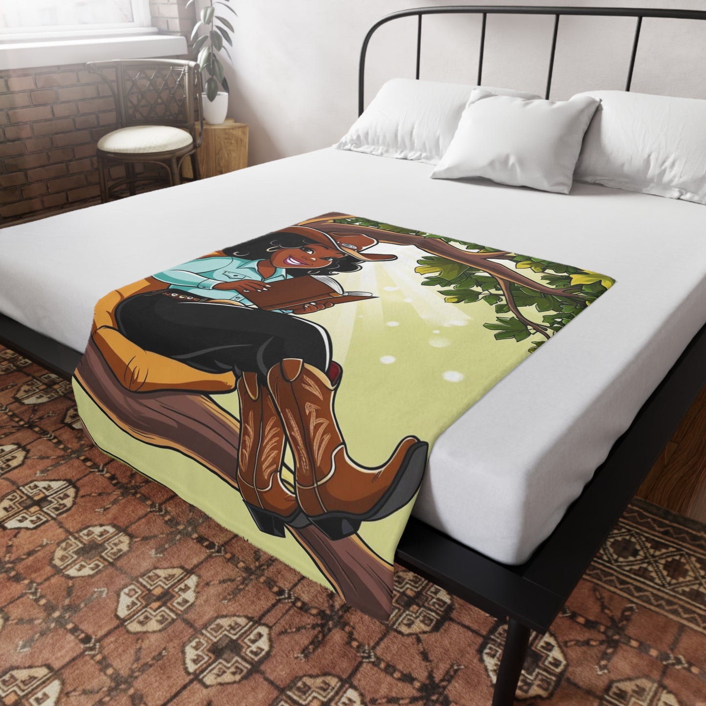 Country Nerdin' Fleece Blanket