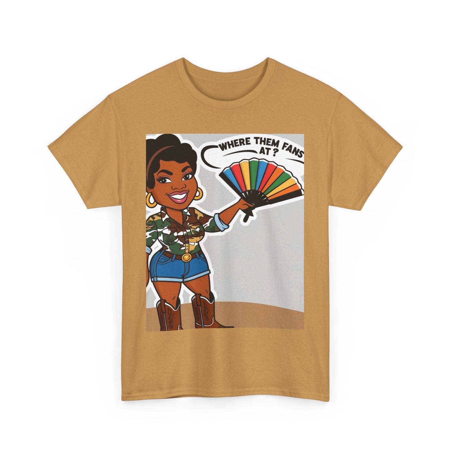 Where Them Fans At? Unisex Cotton Tee