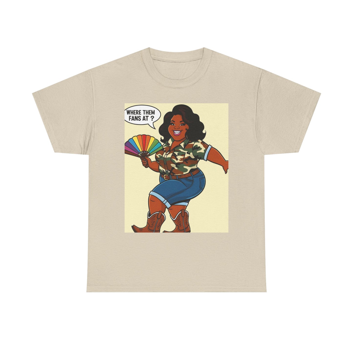 Where Them Fans At? Cotton Tee