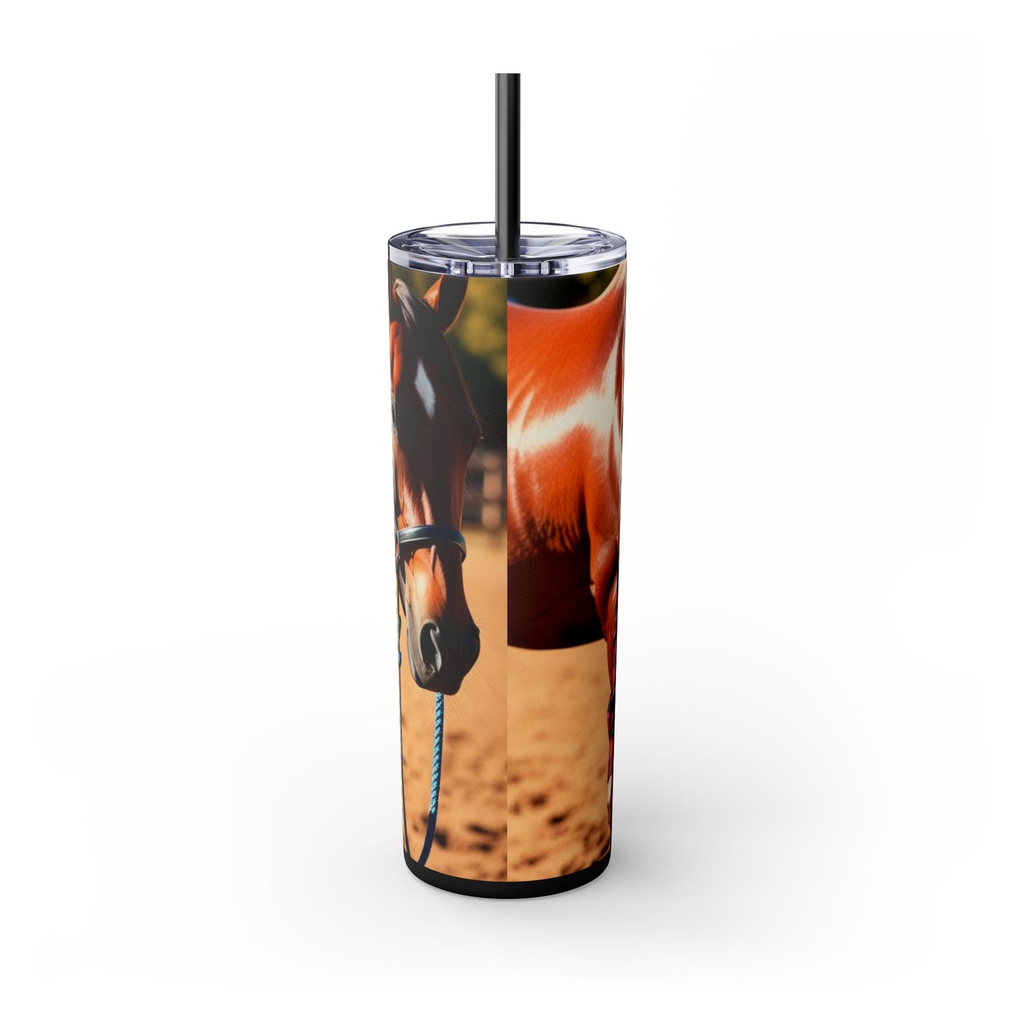 Black Beauty Tumbler with Straw - 20oz