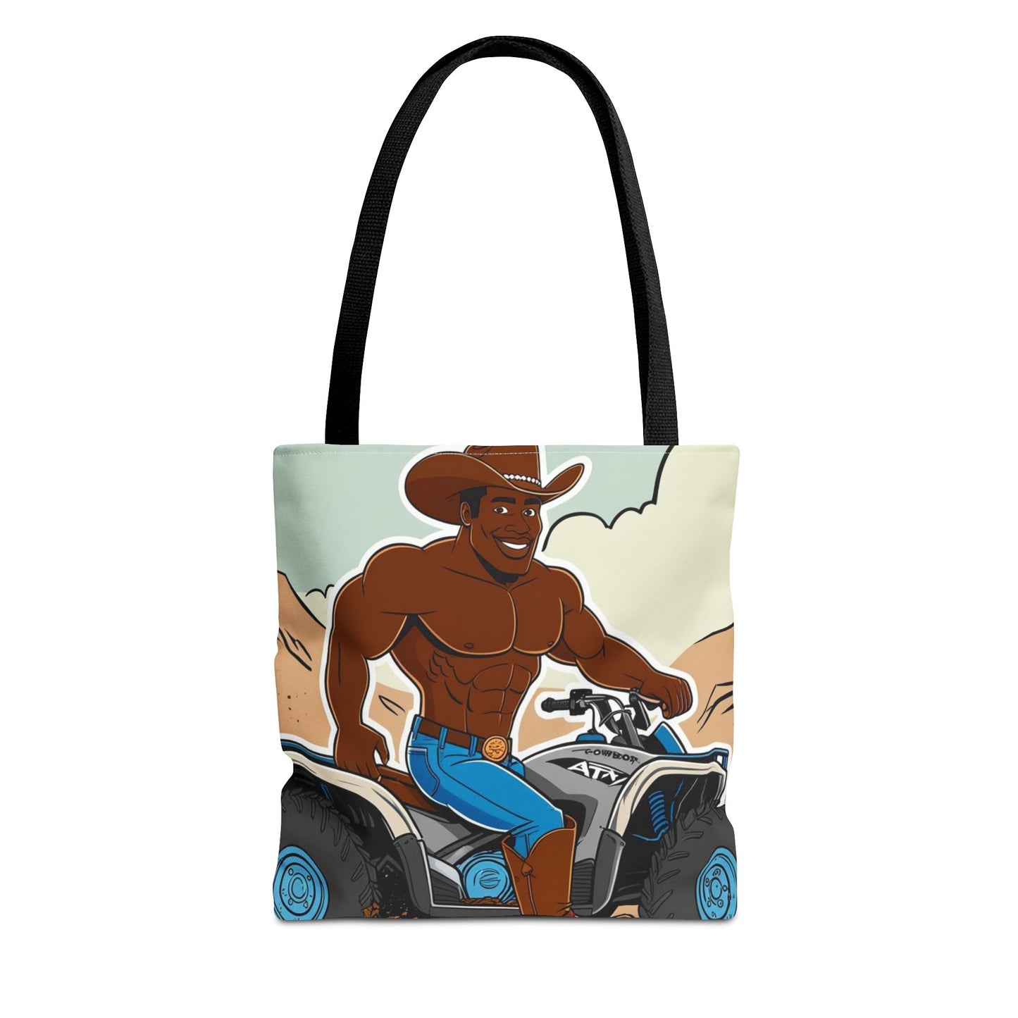 Big Cowboy Adventure Tote Bag