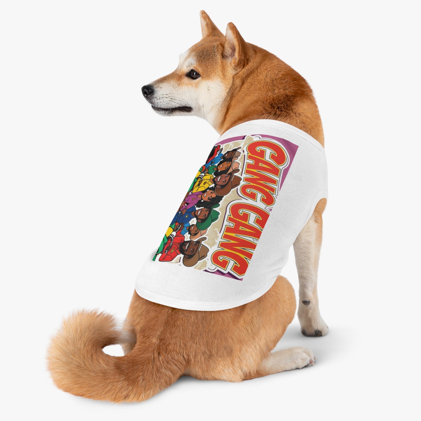 Group ATV Cartoon Pet Tank Top