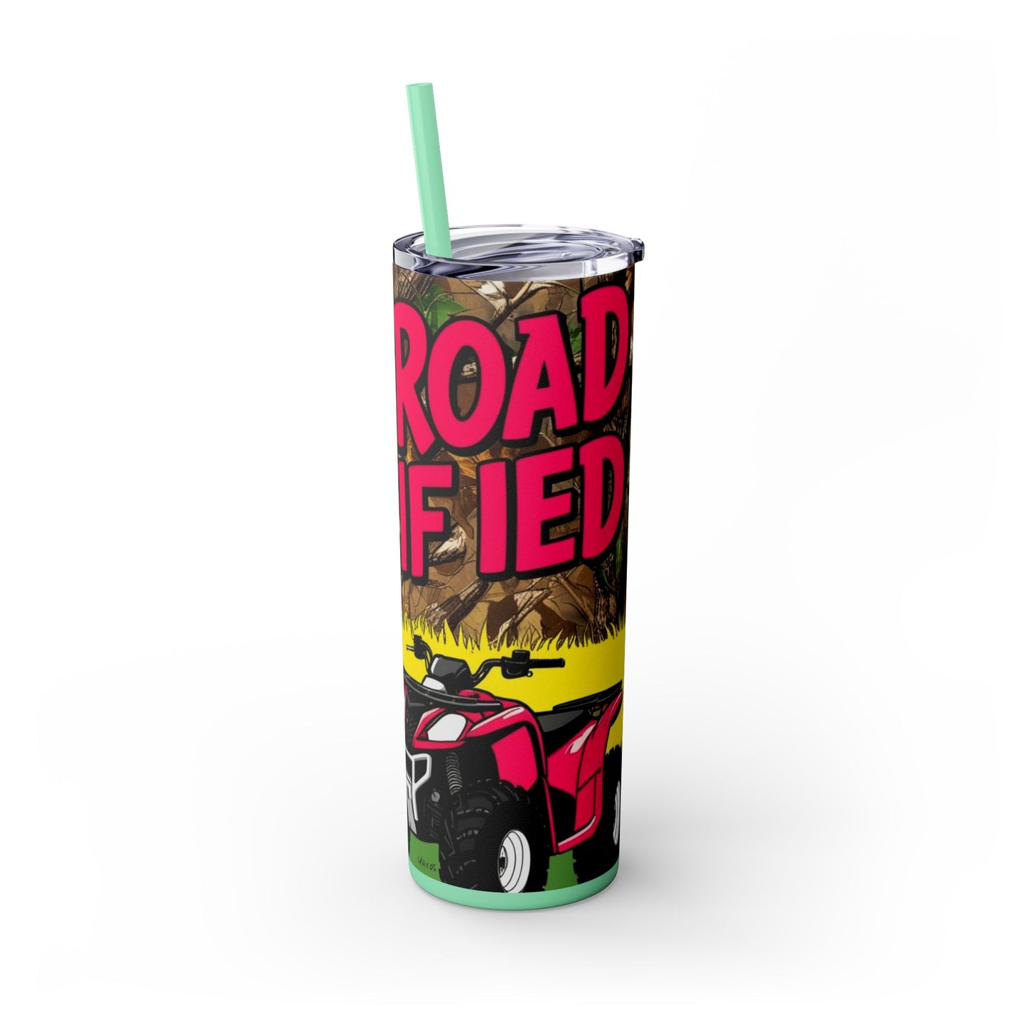 Dirt Road Certified Skinny Tumbler with Straw, 20oz