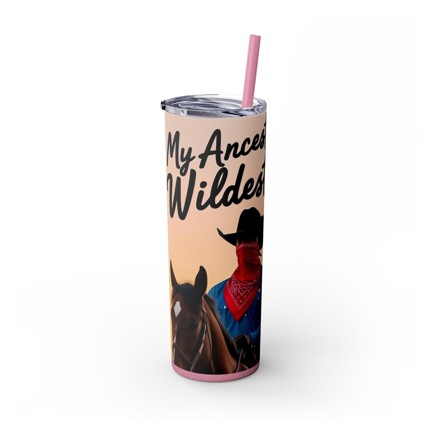 Pay Homage Skinny Tumbler with Straw, 20oz