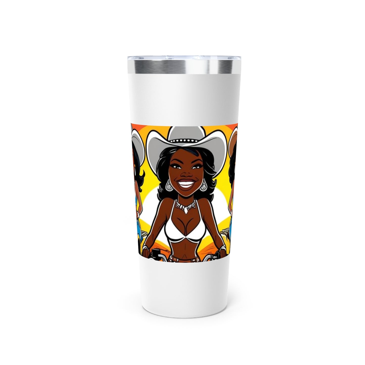 Sexy Off Roader Insulated Tumbler - 22oz Cowboy Design