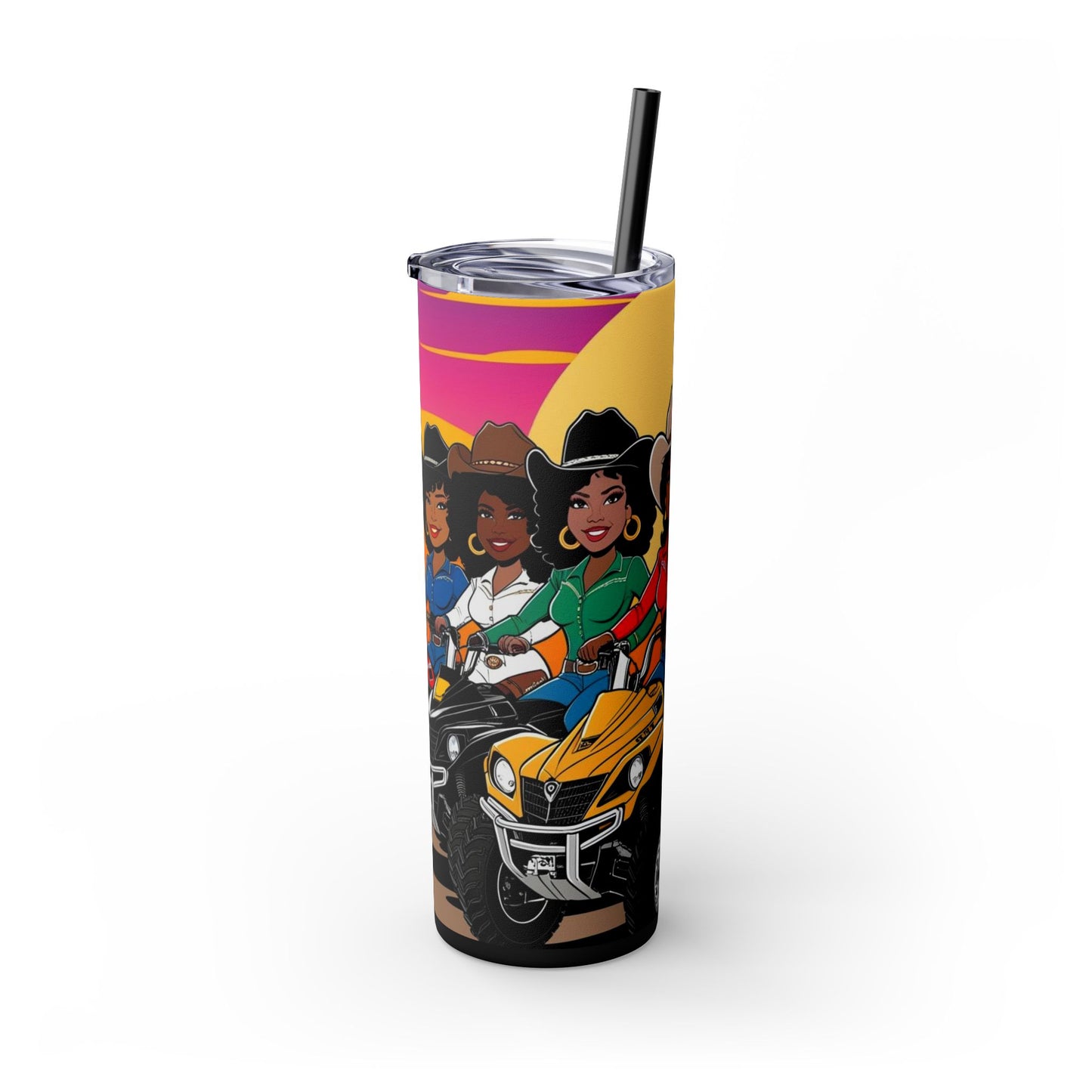 Bright Melanin Skinny Tumbler 20oz