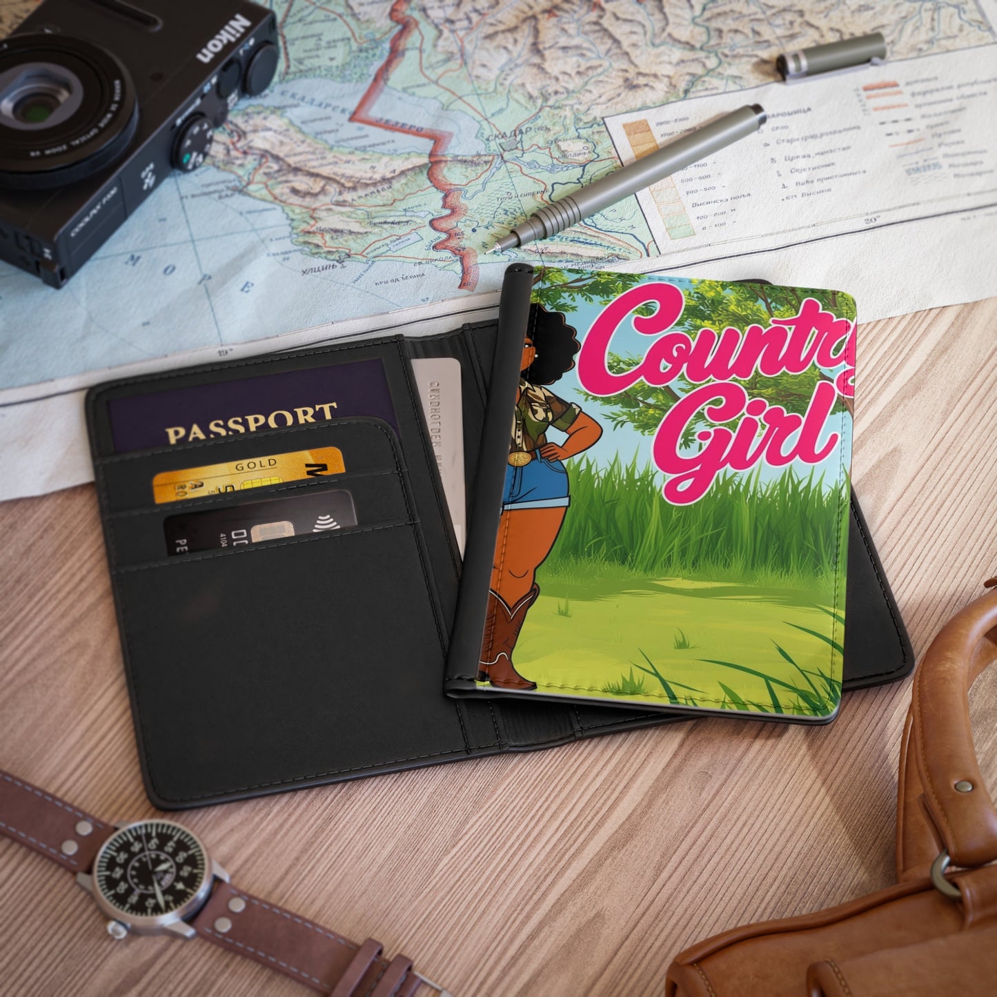 Country Girl Passport Cover