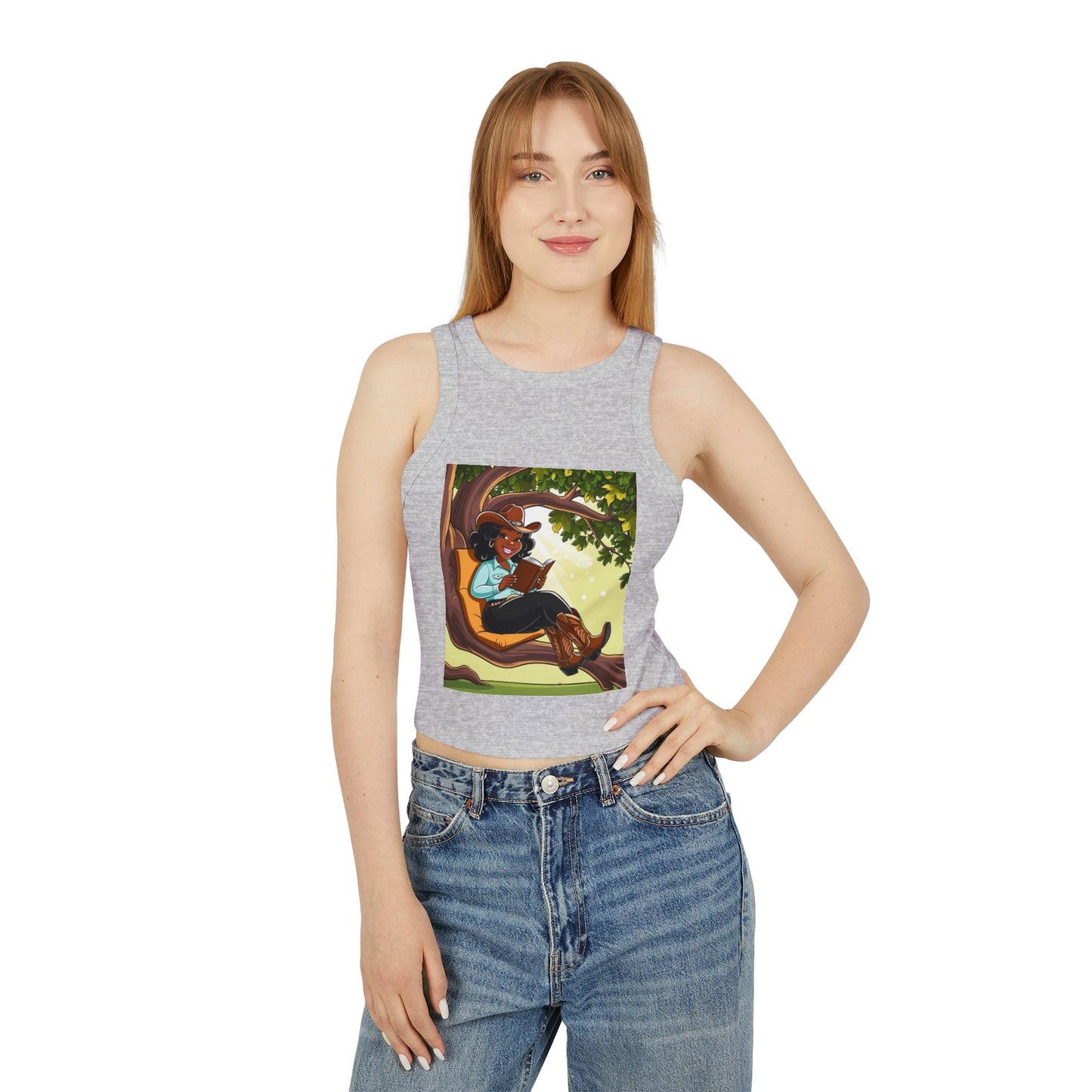 Country Nerdin' Racer Tank Top for Women