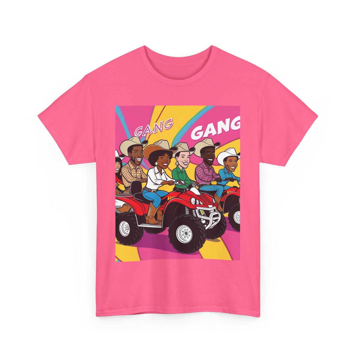 Retro Quad Gang Unisex Cotton Tee