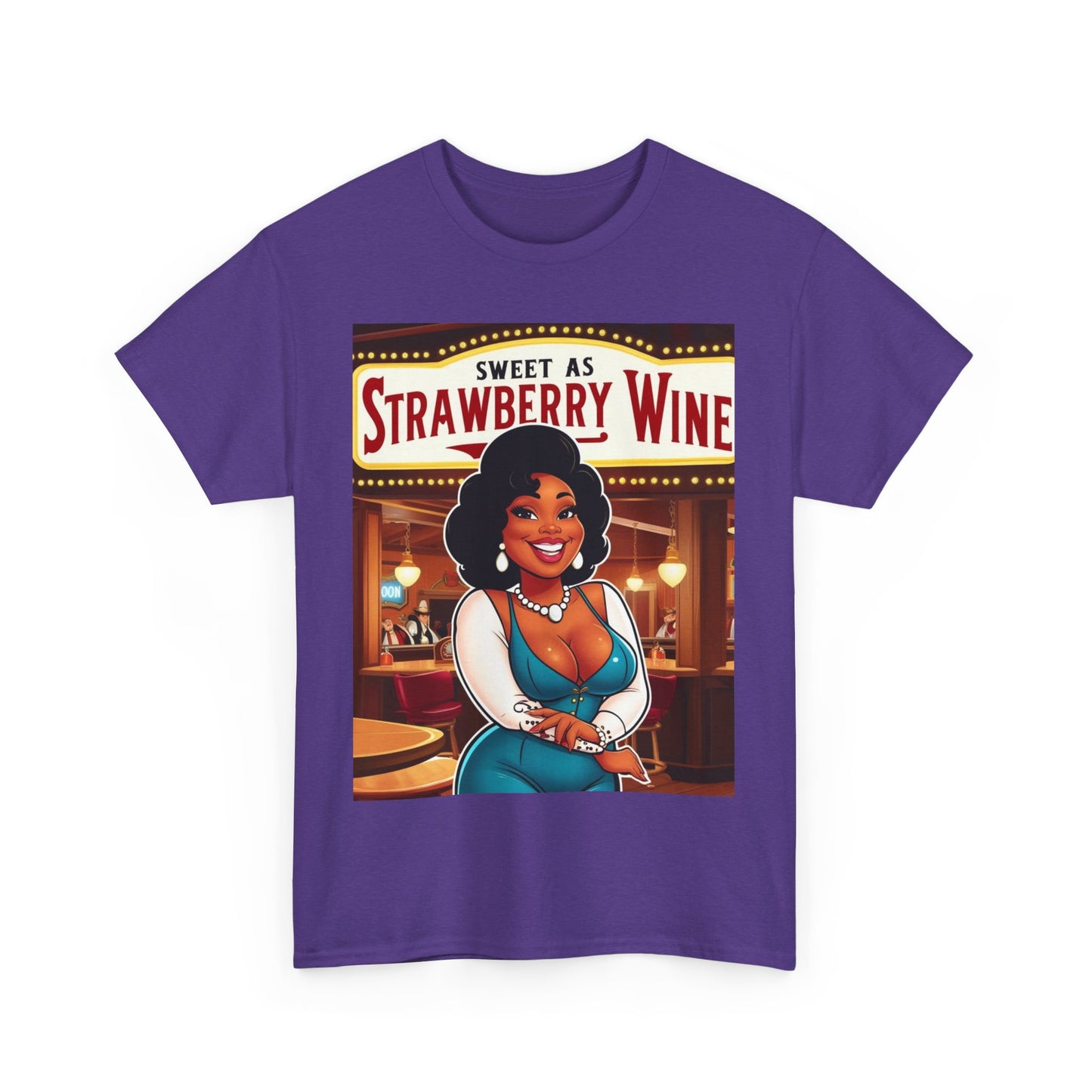 Sweet as Strawberry Wine Unisex Cotton Tee